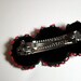 Tribal Barrette Beaded with Traditional Native American Colors