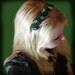 Green Rhinestone Headband - Beaded Hair Accessory