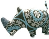 Plush Squeaky Dog Toys - Rhinoceros