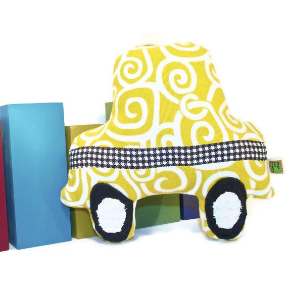 Handmade  Taxi Dog Toy
