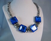 SALE Day to Night Necklace in Blue