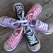 Swarovski Crystal Embellished Infant Toddler Childrens All Star Converse- Black