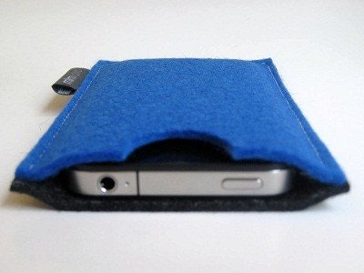 iPhone 5 Case in pure wool felt
