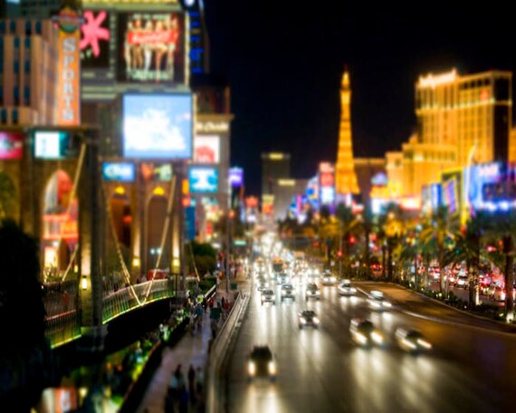 Las Vegas Print, Travel Photograph, Las Vegas Strip, Viva Las Vegas, Bright Lights, City, Las Vegas Home Decor