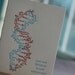 DNA, unzip your genes-- nerdy letterpress greeting card (naughty science), perfect for Valentine's Day