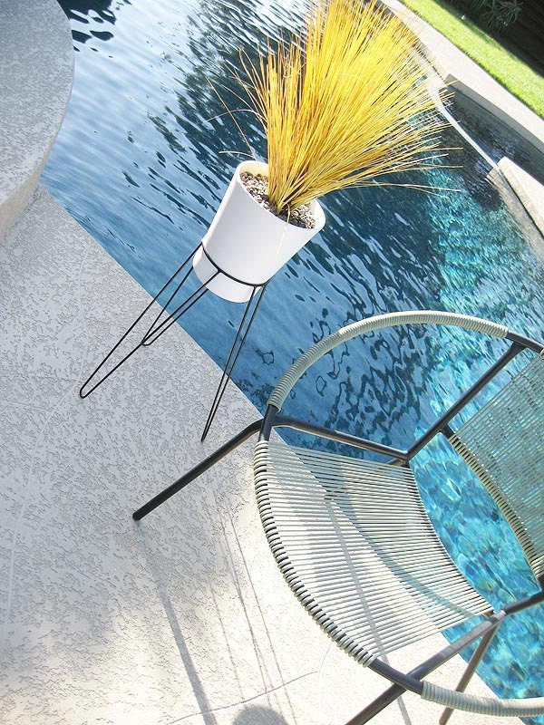 Modern Mid Century Case Study Eames Era Pottery Hairpin Tripod Base Planter Architectural
