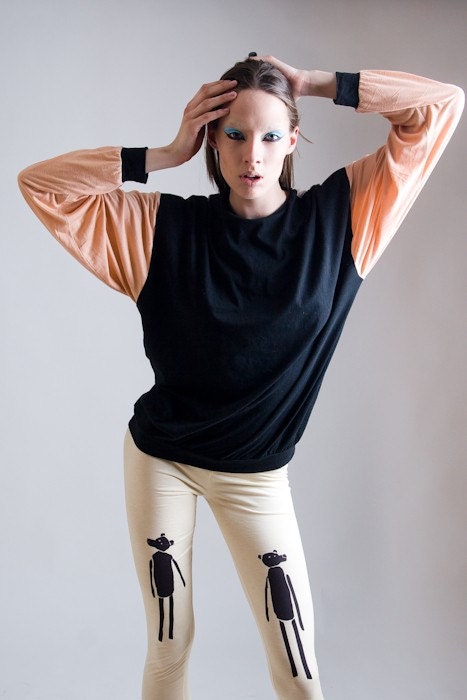 BEAR date cream leggings on SALE