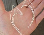 Silver wire Elven Ear Cuffs