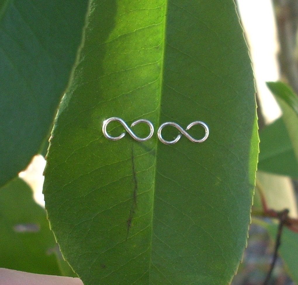 Silver Infinity Earrings