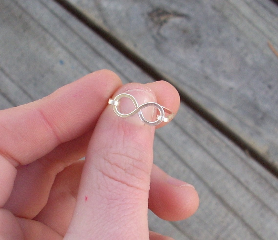 Silver Wire Infinity Ring
