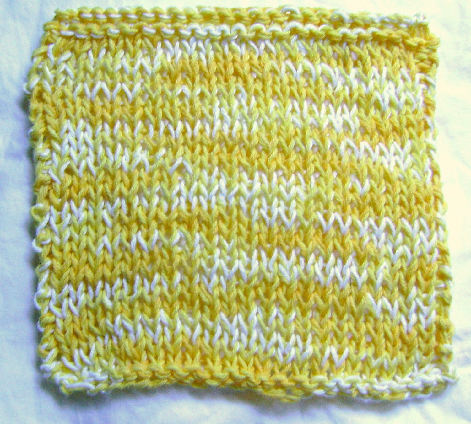 Bright Lemon Yellow Dish Cloth