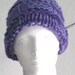 Victorian Plum knit hat