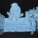 Blue English Humpty Dumpty Collectible Wall Art From the 60's - Very Cute Must See