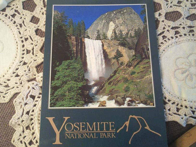 Three Vintage 1980s Yosemite Postcards