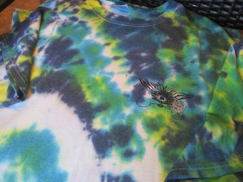 Night Shirt Tie Dye Wild and Crazy