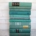 Ocean Books Instant Library Collection Decorative Books Photography Props Turquoise Books by the Foot Teal Green