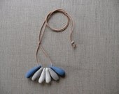 Bird's Tail Porcelain Necklace