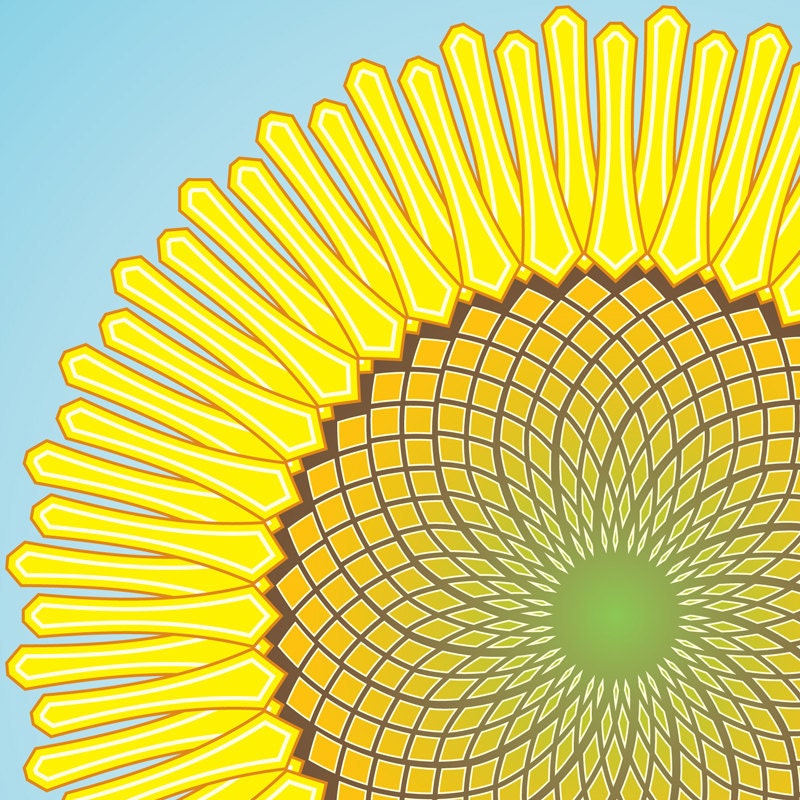 Spring Yellow - Medium Giclee Gallery Print (17" x 17")