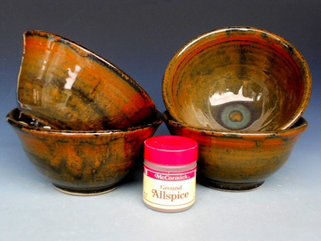 Small Bowls Burnt Umber