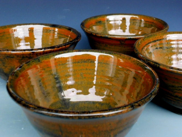 Small Bowls Burnt Umber