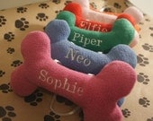 Dog bone decoration/ornament personalized FREE