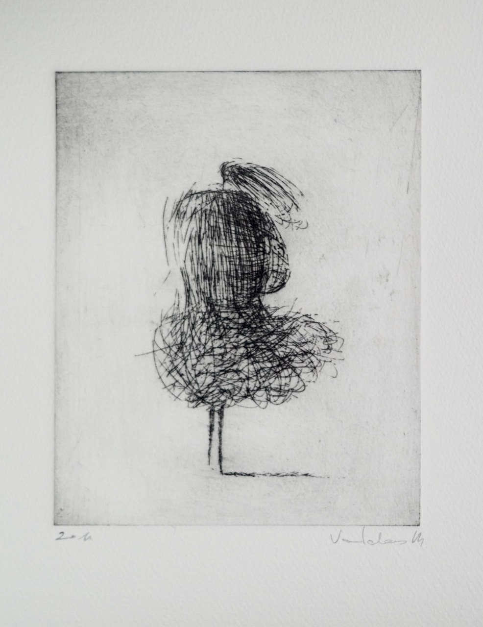 Original Etching Wind