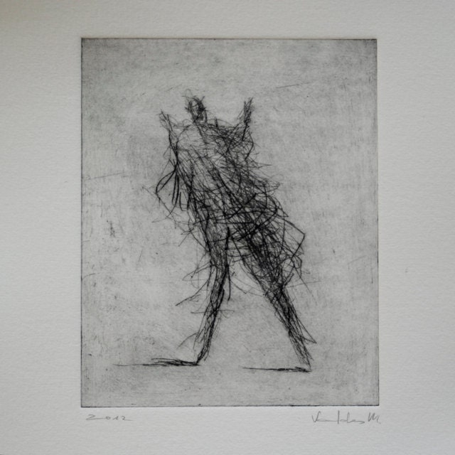 Severe. Original Drypoint