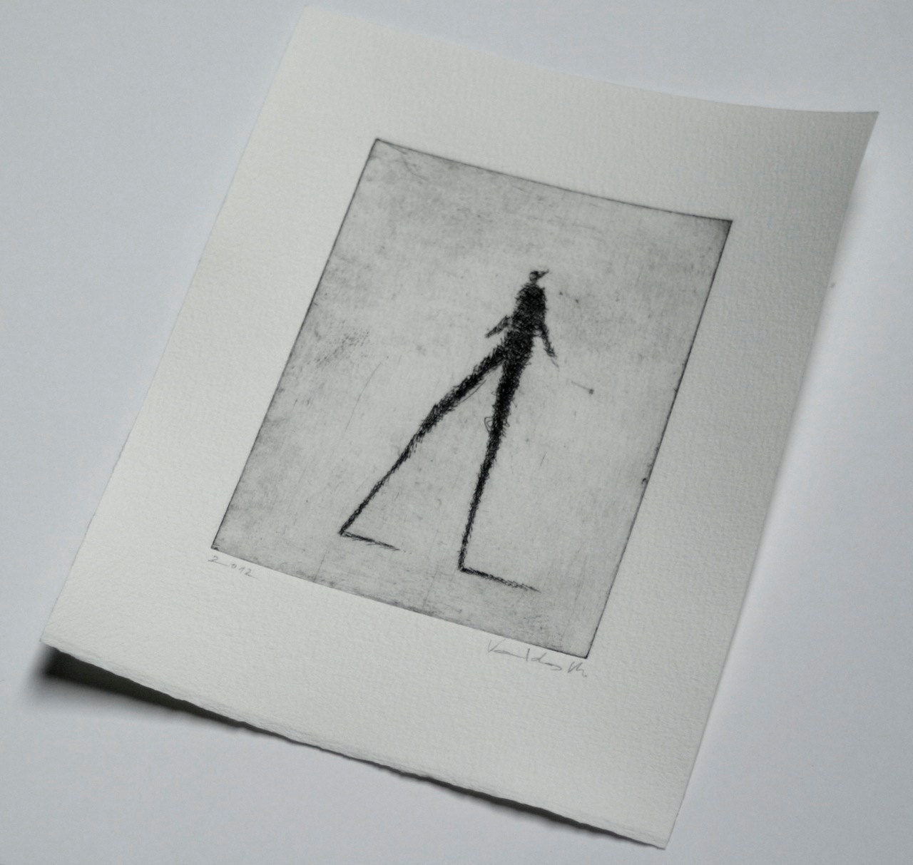 Original Etching "Walking VII"