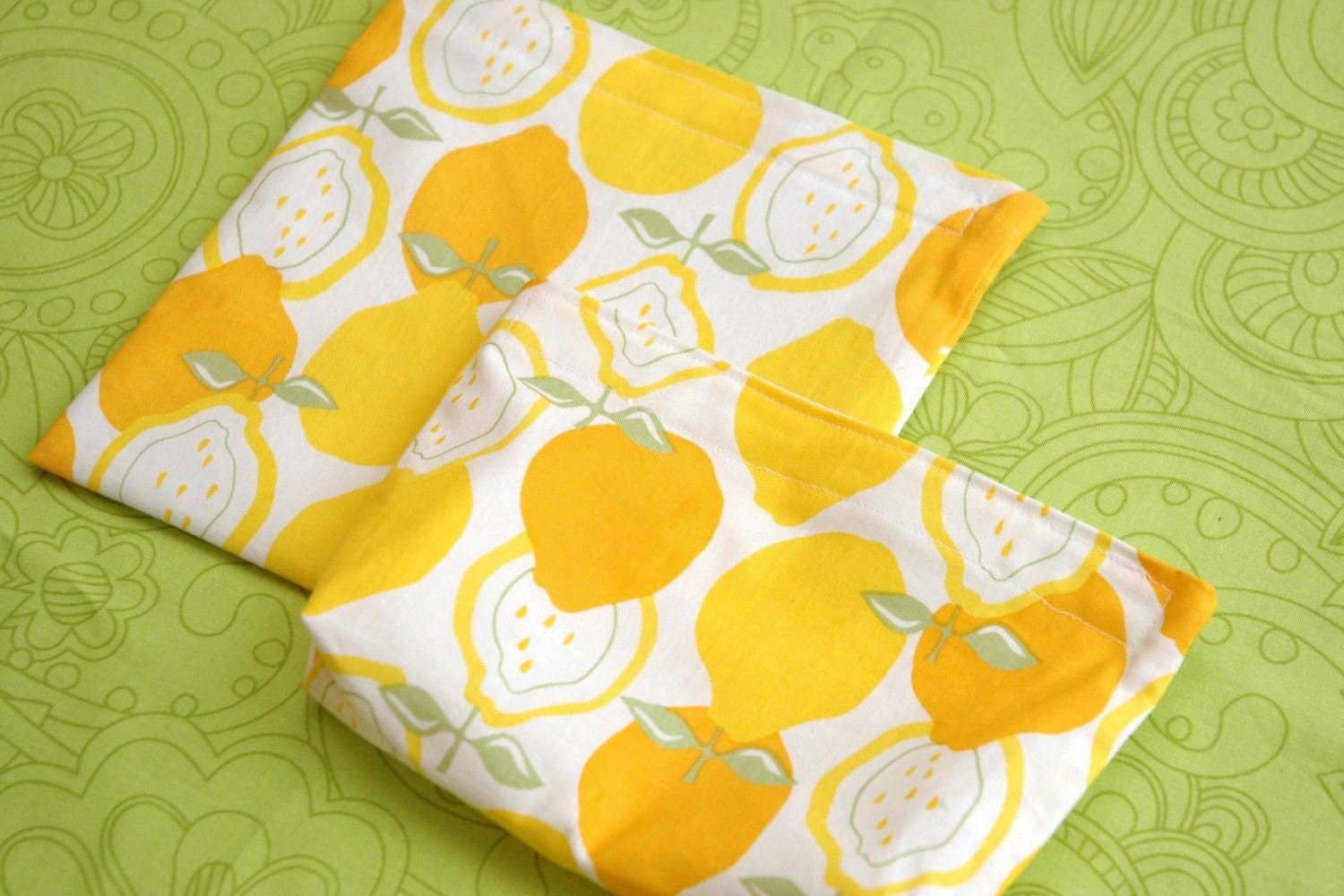 Reusable Sandwich and Snack Sack Kit in Juicy by Alexander Henry FREE SHIPPING