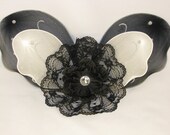 Childrens Fairy Wings - Black and White Butterfly Wings - Three Dimensional Pixie Wings - Style 22