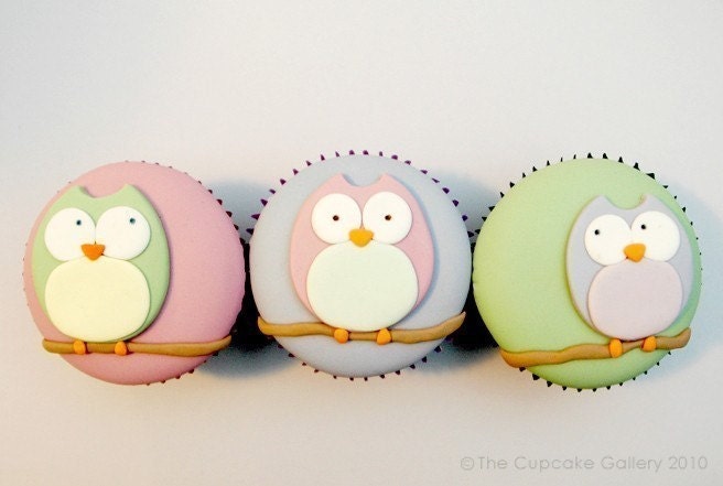 Owl Cupcake PDF Tutorial
