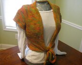 PDF Autumn Shrug (Knitted Top-Down Written Pattern PDF)