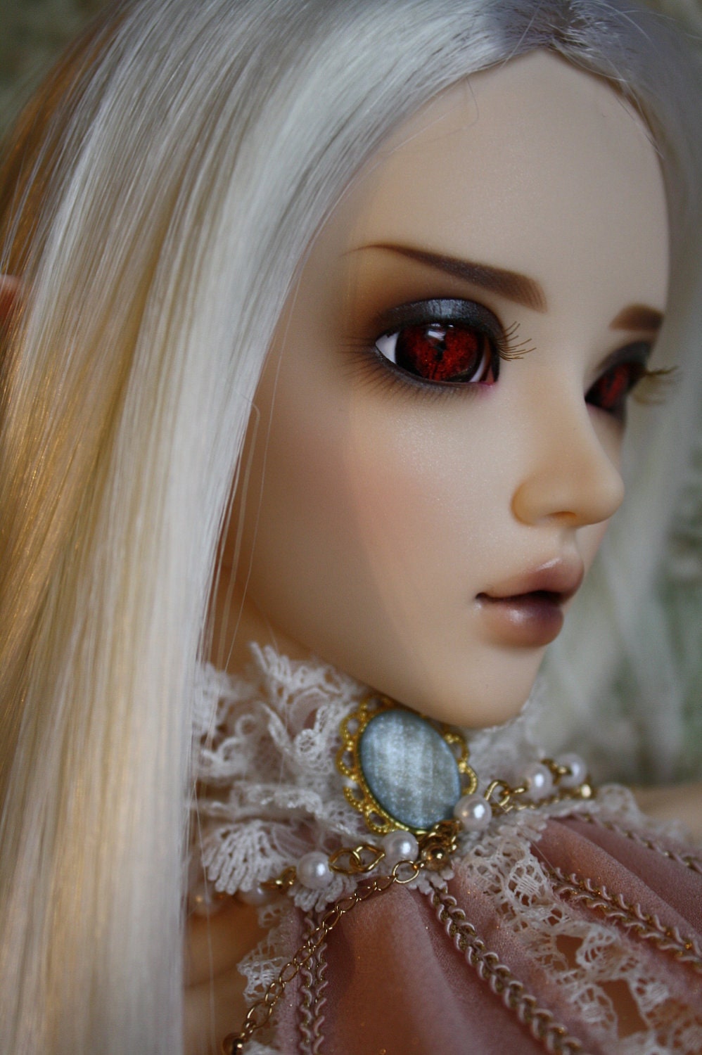 BJD eyes available in 14/16/18/20/22/24mm Tattered Heart ( Valentine) made to order
