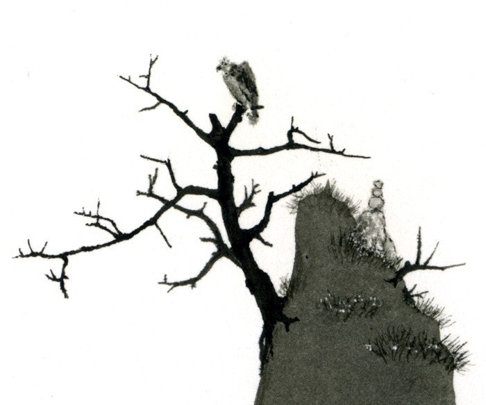 Vantage Point - Original ink drawing