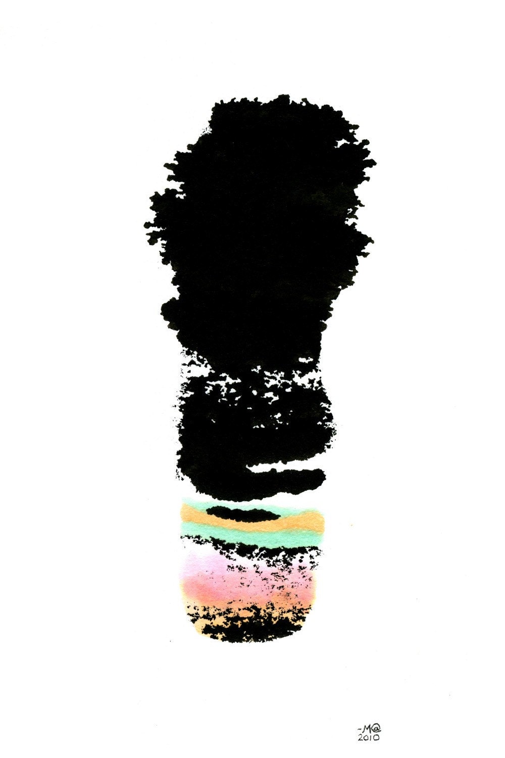 Here - Original Ink Drawing