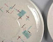 Mid-Century Vernonware - Heavenly Days Saucers