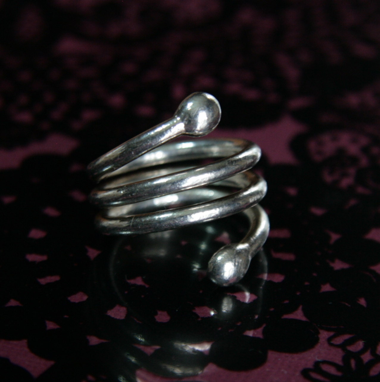 TWIST AGAIN - fine silver double twist ring