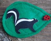 Woodland Creatures Skunk clip