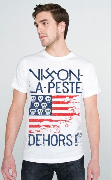 Nixon Plague Tshirt Nazi Republican MENS Shirt
