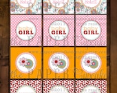 Printable Party Toppers - Posy Dot Flirty Floral & Polka Dot Design Inspired by Lizzie Cotton Tale Bedding Il_170x135