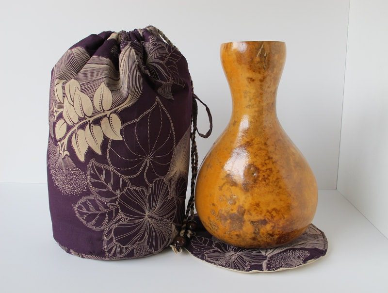 Ipu Wai Bag - Hawaiian Print Purple
