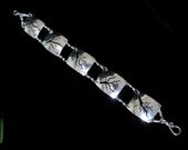 Trees of Life Forest Reiki Infused Bracelet Hand Forged out of Solid Sterling Silver