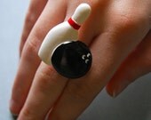 bowling pin and ball ring