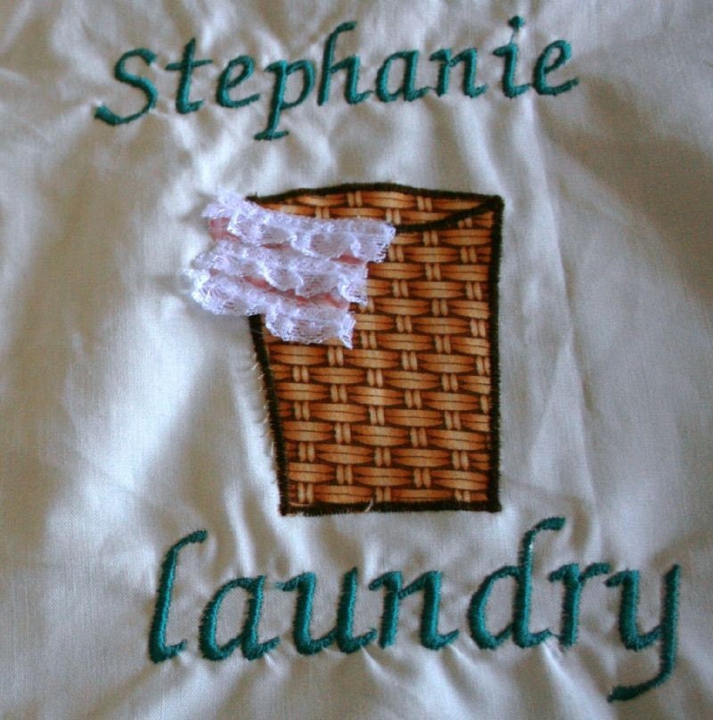 Personalize your lingerie tote