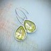 Vintage Rhinestone Earrings, Bride, Wedding, Yellow, Bamboo, Jewelry by Rewelliott on Etsy