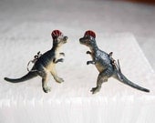 Dinosaur Earrings dinosaur jewelry kids dinosaur toy jewelry