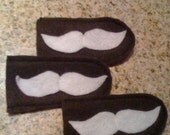 Elderly Finger Puppet Mustaches