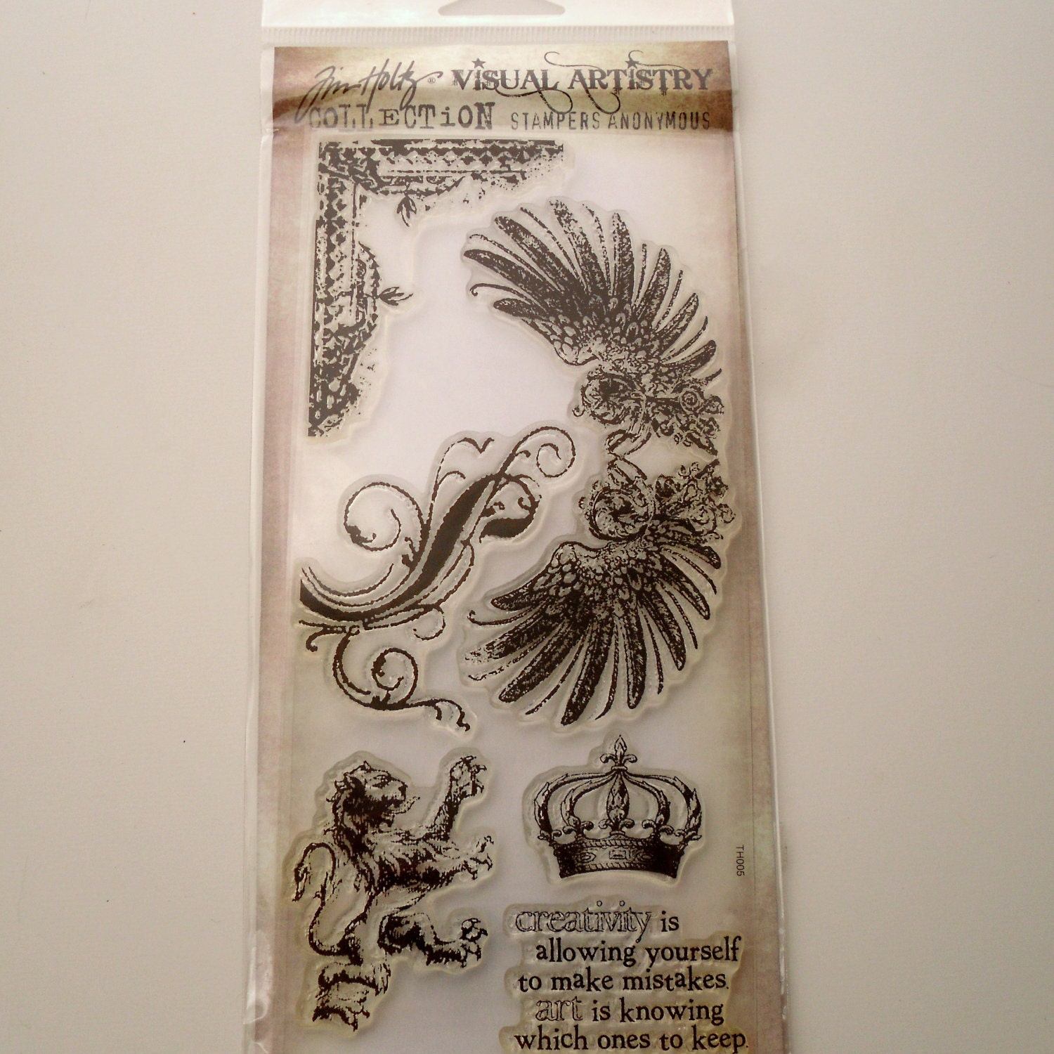 Regal Flourish - Tim Holtz Clear Stamps - FREE SHIPPING