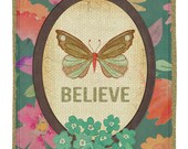 Watercolor Illustration Art Print Believe