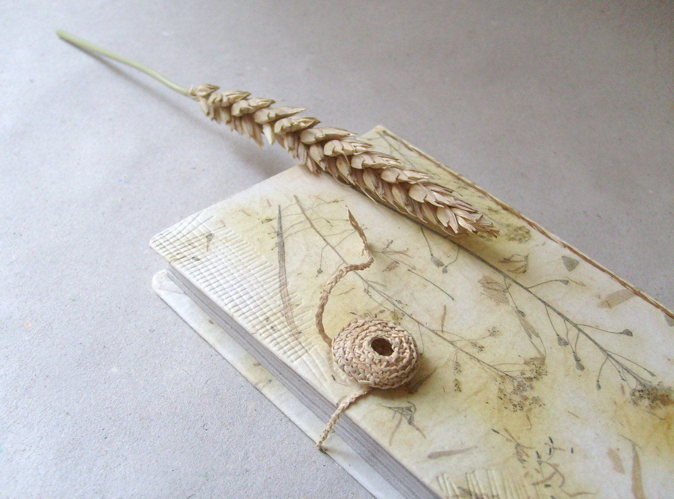 Handmade journal, handmade paper, OOAK
